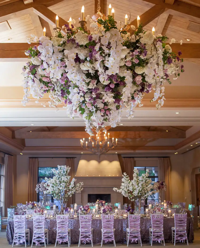 Floral chandeliers on sale